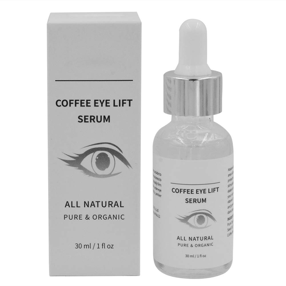 Cafeína Cuidado de los Ojos Suero Círculo Oscuro Eliminación Ojo Bolsa Reafirmante Suave 1.0 fl oz Repone Nutrientes Textura Ligera
