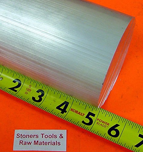 3-12 “Aluminio 6061 Ronda Rod 5″ Largo +.07”-0 T6511 Nuevo Torno Sólido Extruido Bar Stock