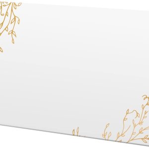 Etiquetas de tienda de campaña de comida Golden Leaf (paquete de 25) – Tarjetas de lugar para bodas, tarjetas de mesa – Perfecto para tarjetas de Etiquetas de tienda de campaña de comida Golden Leaf (paquete de 25) – Tarjetas de lugar para bodas, tarjetas de mesa – Perfecto para tarjetas de