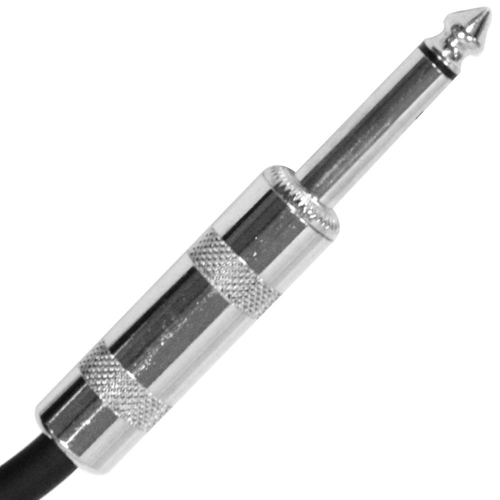 Seismic Audio Cables de guitarra para altavoces, cables de guitarra TS de  pulgadas, 3 pies, multicolor, paquete de 6