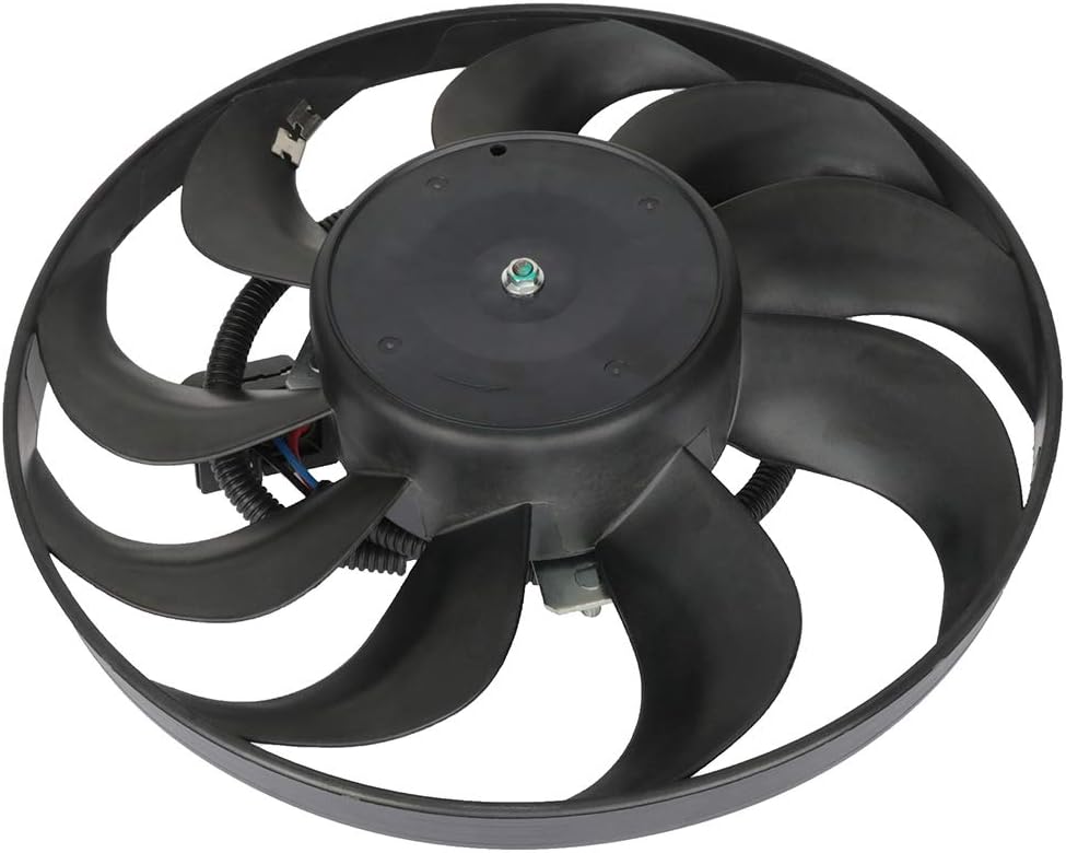 SCITOO 6QD959455C AC Conjunto de ventilador de refrigeración del motor del condensador apto para 2000-2006 TT 2000-2006 TT Quattro 1999-2006 para