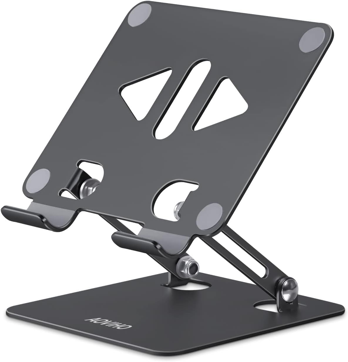 Soporte para tablet para escritorio, soporte ajustable para tablet de escritorio, soporte plegable de aluminio para iPad Pro 12.9, iPad Air Mini,