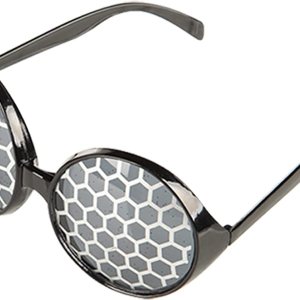 Funcredible Gafas de Halloween Gafas de sol negras de insectos insecto mosca insecto luciérnaga libélula accesorios de disfraz Halloween Fly Funcredible Gafas de Halloween Gafas de sol negras de insectos insecto mosca insecto luciérnaga libélula accesorios de disfraz Halloween Fly