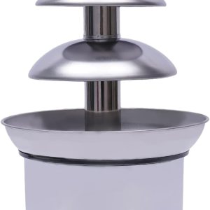 Máquina de fuente de chocolate de 4 niveles, kit de fuente de chocolate de lujo comercial de acero inoxidable caliente Máquina de fuente de chocolate de 4 niveles, kit de fuente de chocolate de lujo comercial de acero inoxidable caliente