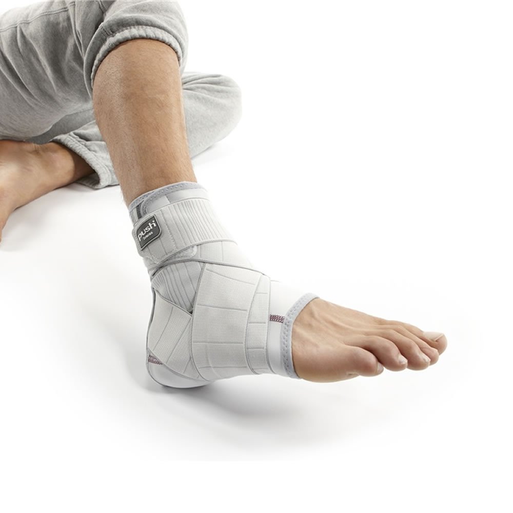 Push Tobillera Med – Ajustable, soporte de Aquiles, cómodo, rehabilitación, bloqueo de talón, seguro para su uso 4 derecho