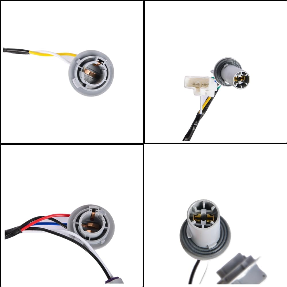 92450-3Q000 92450 3q000 3q000 Lámpara de luz trasera, soporte de enchufe y cable compatible con Hyundai Sonata 2011-2014, reemplaza 92450-3Q000