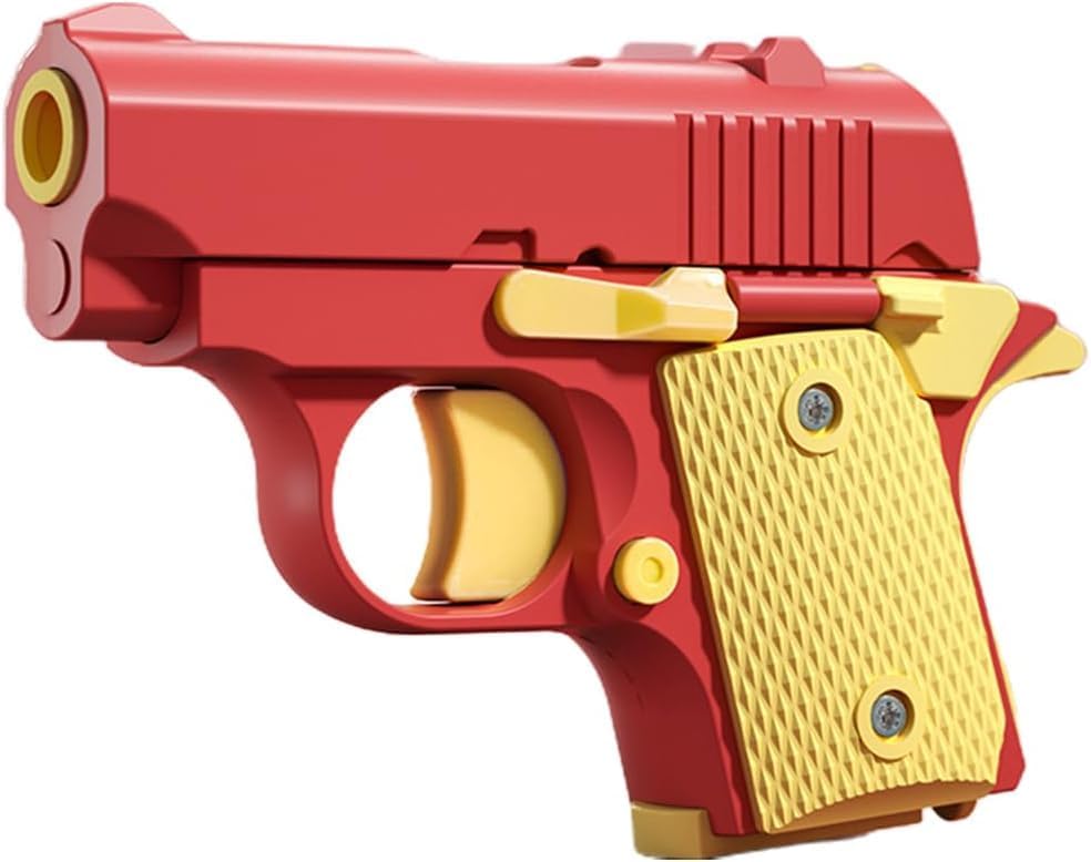 Mini pistola pequeña 1911 impresa en 3D, juguetes de pistola pequeña de plástico para niños, juguetes EDC, juguetes sensoriales, juguetes reductores