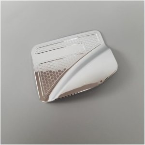 Compatible con Nissan Pickup D23 Navara Np300 – Tapa de depósito de combustible, cubierta cromada Compatible con Nissan Pickup D23 Navara Np300 – Tapa de depósito de combustible, cubierta cromada