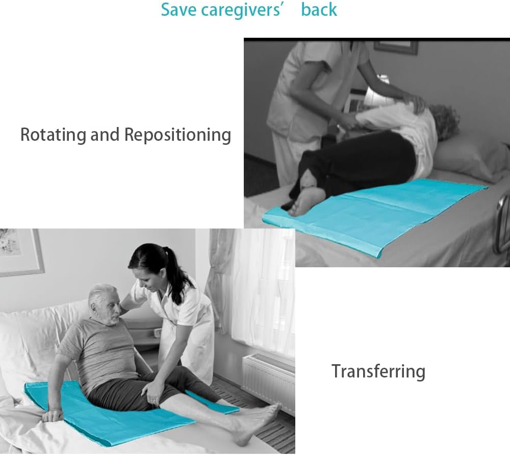 Swantú – Hoja tubular deslizante para transferencia de pacientes, hojas deslizantes para movilidad limitada, tela deslizante para transferencia y