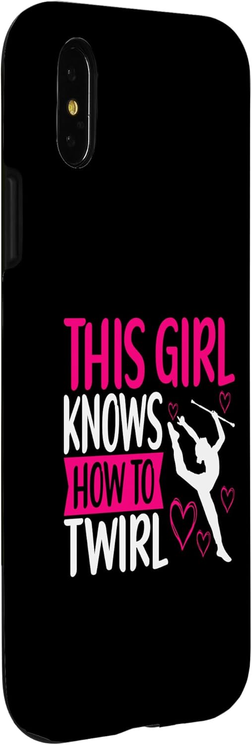Funda para iPhone XXS Baton Twirler Majorette Baton Twirler