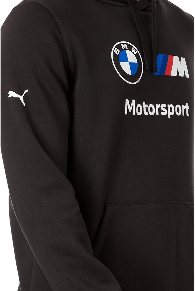 PUMA Sudadera con capucha de forro polar BMW M Motorsport Essentials para hombre