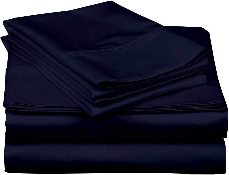 Juego de sábanas de 6 piezas de la serie 1000 100% algodón egipcio, súper suave, de alta calidad, hipoalergénicas, duraderas, con bolsillo profundo