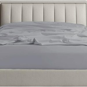 Sábana bajera ajustable individual XL, 100% algodón Giza, sábana bajera de 15 pulgadas, sábanas bajeras individuales extra largas para cama Sábana bajera ajustable individual XL, 100% algodón Giza, sábana bajera de 15 pulgadas, sábanas bajeras individuales extra largas para cama