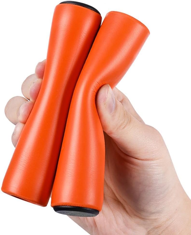 1 par de empuñaduras para manillar de bicicleta, esponja de silicona de espuma suave, cubierta antideslizante para mango de ciclismo, se adapta a la