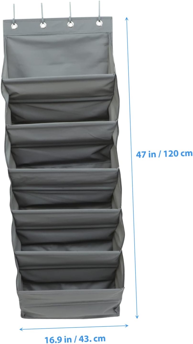 Cabilock Bolsas colgantes 1 juego de almacenamiento de zapatos bolsa colgante multifunción puerta colgante 600d Oxford tela puerta trasera bolsas de