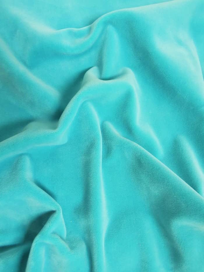 The Yard – Manta elástica de felpa Mochi Minky Hug-Z by The Yard DIY Baby Blankets Decor Clothing Snuggle (turquesa)