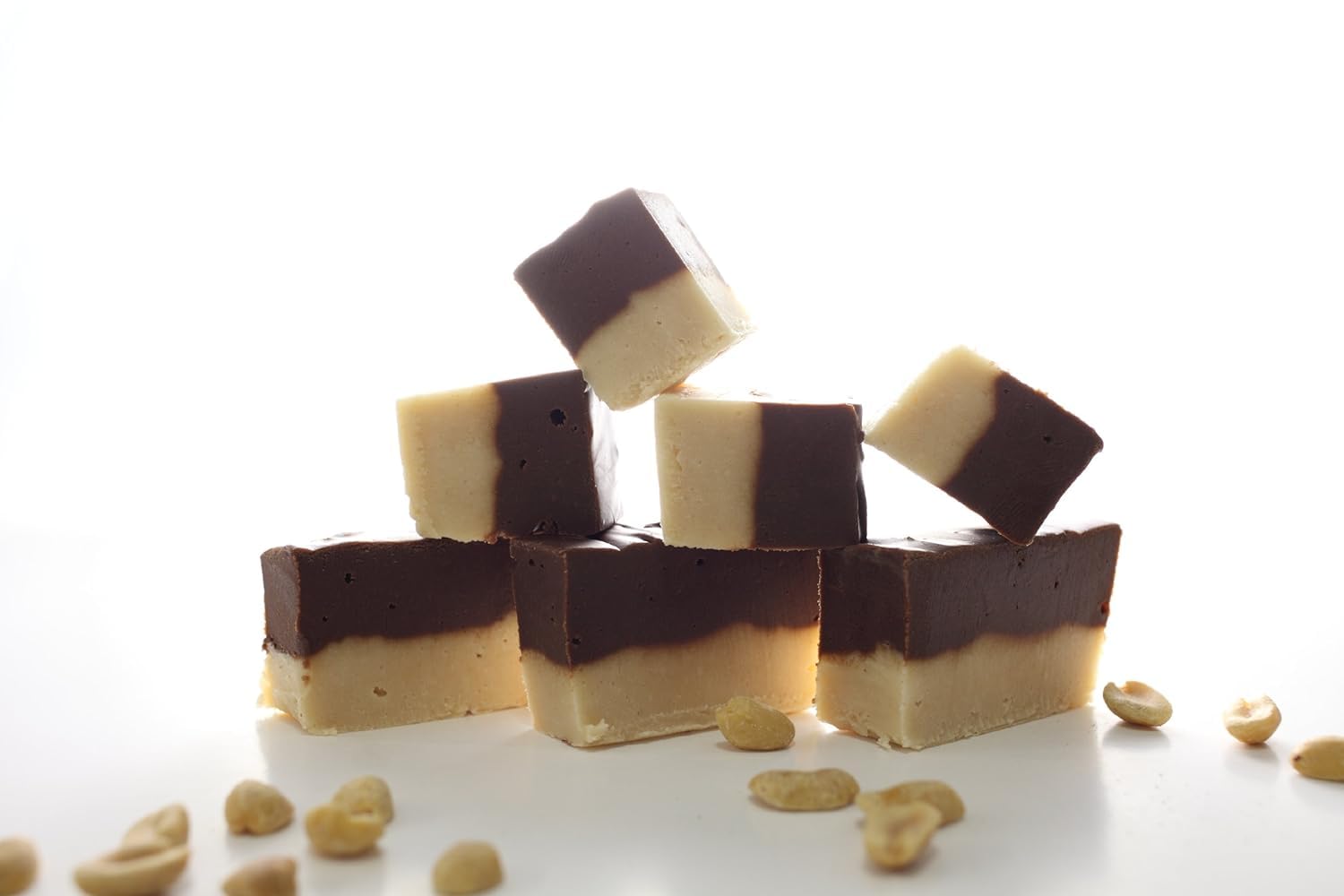 Nuts to You Dulce de chocolate suave y cremoso con mantequilla de maní  Dulce gourmet fresco  Fudge artesanal decadente y delicioso