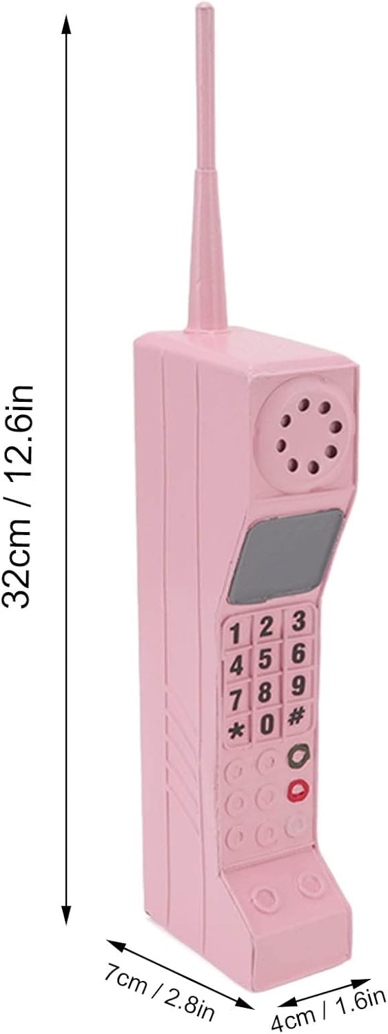 HYWHUYANG Modelo de teléfono móvil de ladrillo, modelo retro de teléfono celular, adorno antiguo de modelo de teléfono celular, modelo vintage de