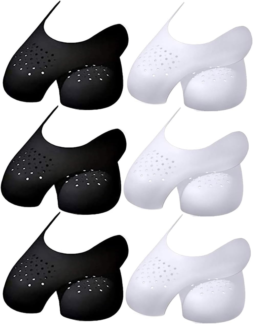 Protector de arrugas para zapatos, 6 pares de protectores de arrugas para la mayoría de zapatos deportivos para hombres 7-12 mujeres 5-9