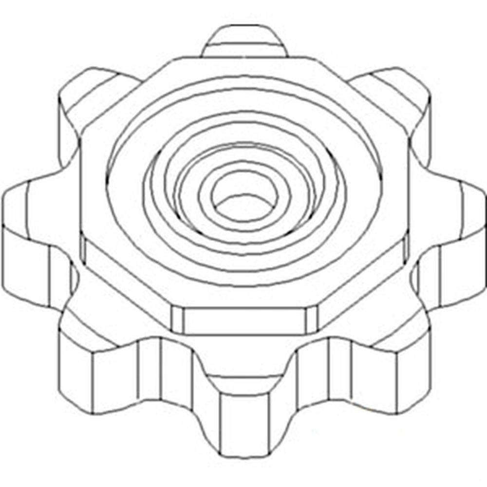 ah231386nuevo piñón de tensor diseñado para adaptarse a john deere JD Combine modelos 600Series