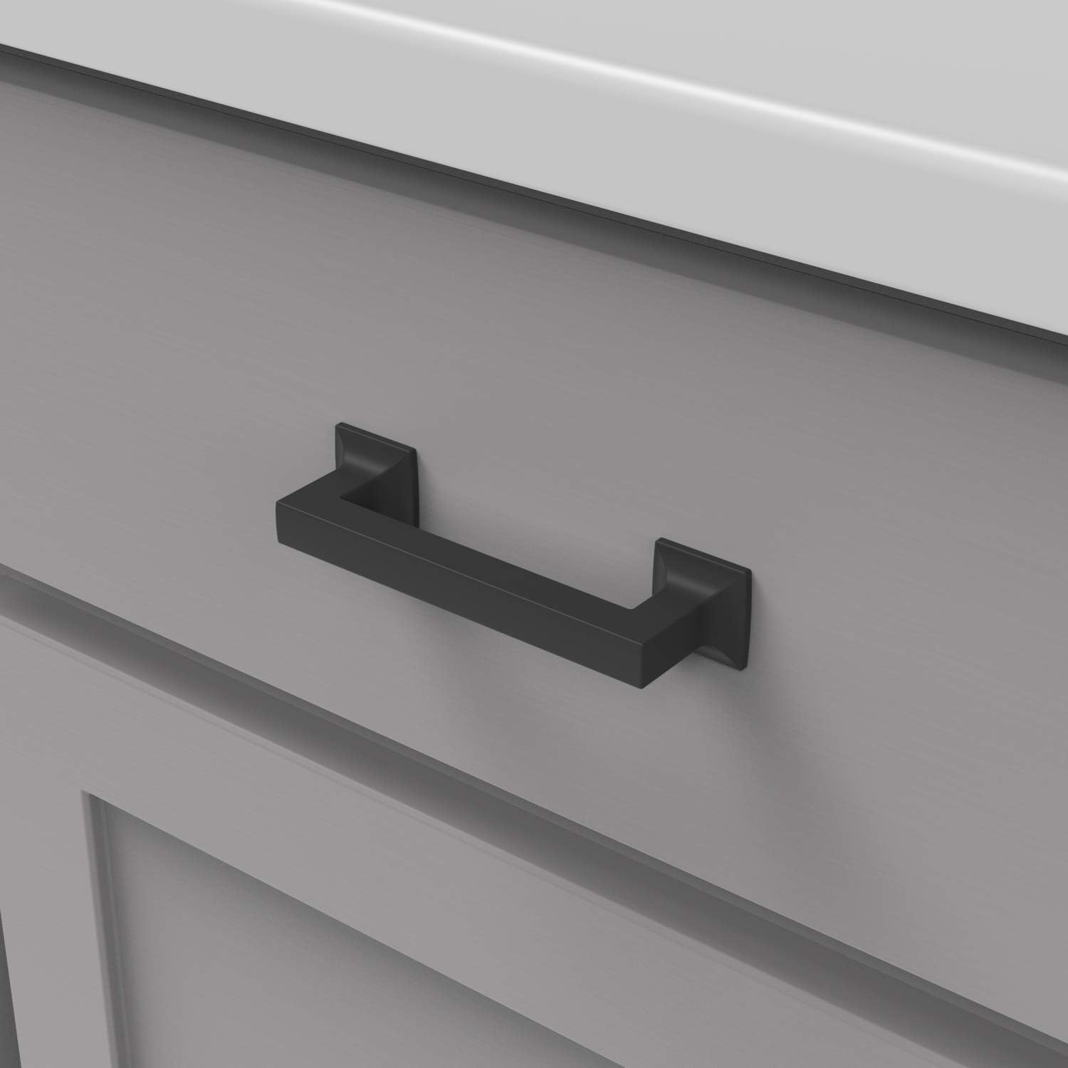 Hickory Hardware Paquete de 10 tiradores de gabinete de cocina de núcleo sólido, manijas de gabinete de lujo, accesorios para puertas y cajones de