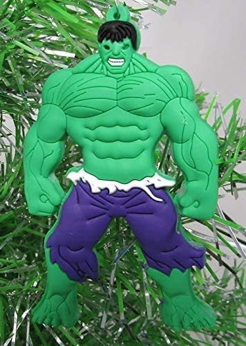 Super Hero Avengers – Juego de adornos aleatorios de 68 piezas con Hulk, Capitán América, Iron Man (diseño único inastillable)