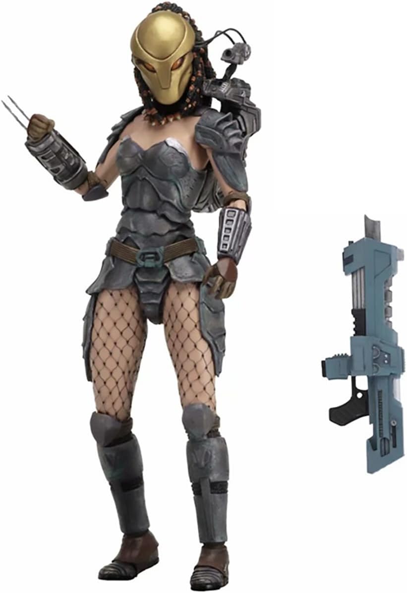 Predator – Figuras de acción a escala de 7 pulgadas – Serie 18 – Cabeza de cuerno