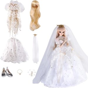 UCanaan BJD – Juego de ropa de muñecas SD de 13, pelucas, zapatos, calcetines, accesorios, juego completo para muñecas BJD de 24 pulgadas y 23.6 in UCanaan BJD – Juego de ropa de muñecas SD de 13, pelucas, zapatos, calcetines, accesorios, juego completo para muñecas BJD de 24 pulgadas y 23.6 in