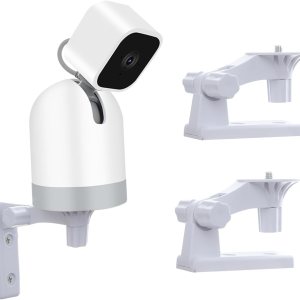 Soporte de pared para cámara compatible con Blink Mini Pan-Tilt Camera WYZE Cam Pan V3 V2 Battery Cam Pro, soporte de pared ajustable de 180 Soporte Soporte de pared para cámara compatible con Blink Mini Pan-Tilt Camera WYZE Cam Pan V3 V2 Battery Cam Pro, soporte de pared ajustable de 180 Soporte