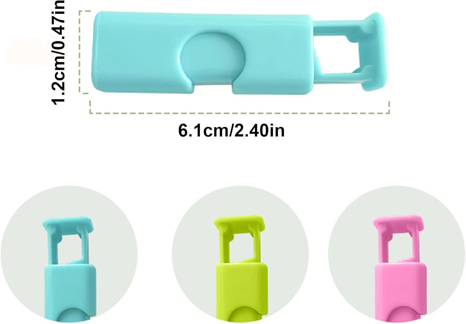 Algado 10 selladores de bolsas Gripstic, selladores de bolsas de plástico para alimentos frescos, selladores de bolsas multiusos para bolsas de