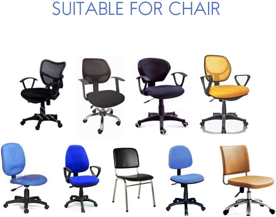 TOPINCN Funda de elastano suave y elástica para asiento y respaldo, funda universal para respaldo de silla de oficina y computadora, funda