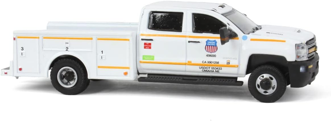 Truck 164 2018 Chevrolet Silverado 3500 Camilla de servicio Recogida Union Pacific Mantenimiento Dually Drivers 11 46110-C