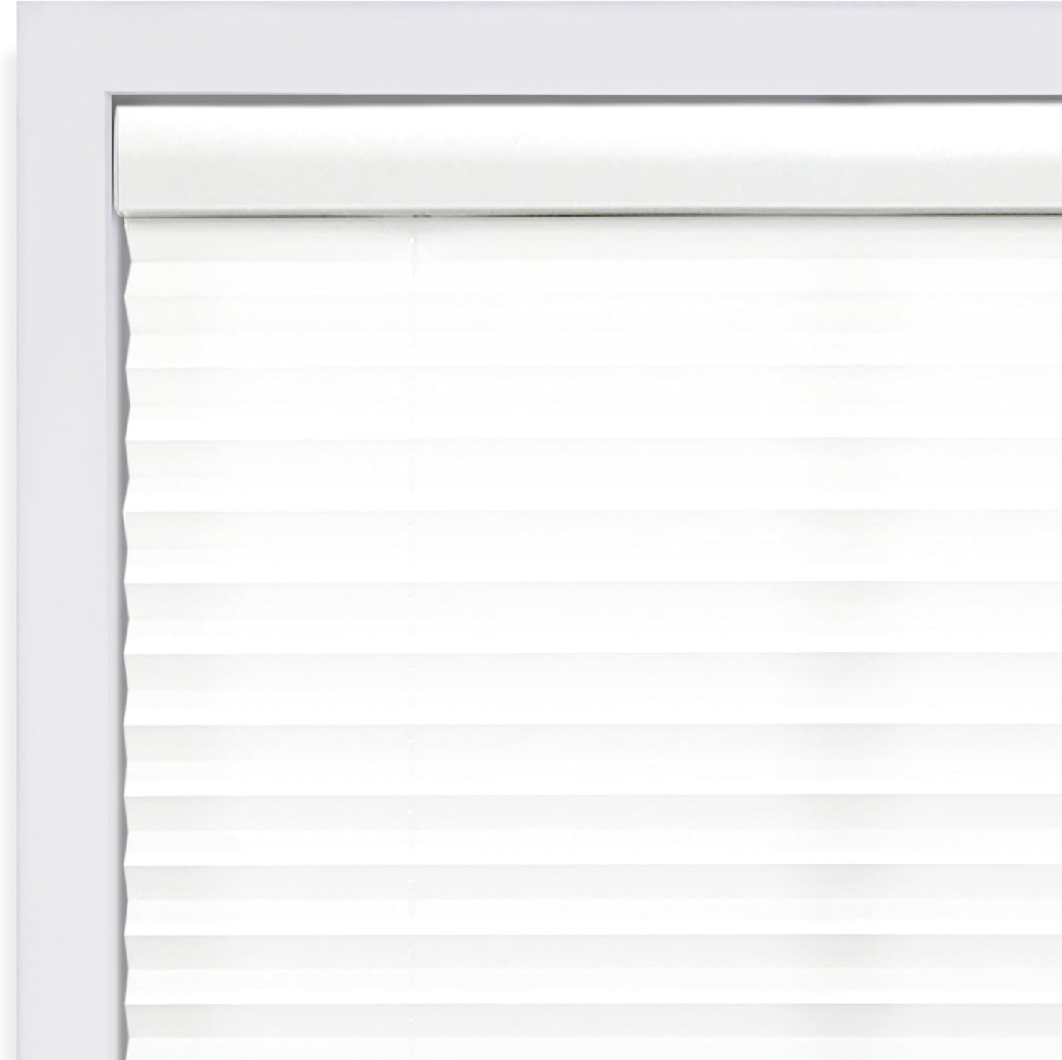 DEZ Furnishings Persiana plisada para filtrar la luz sin cordón, QDWT274480