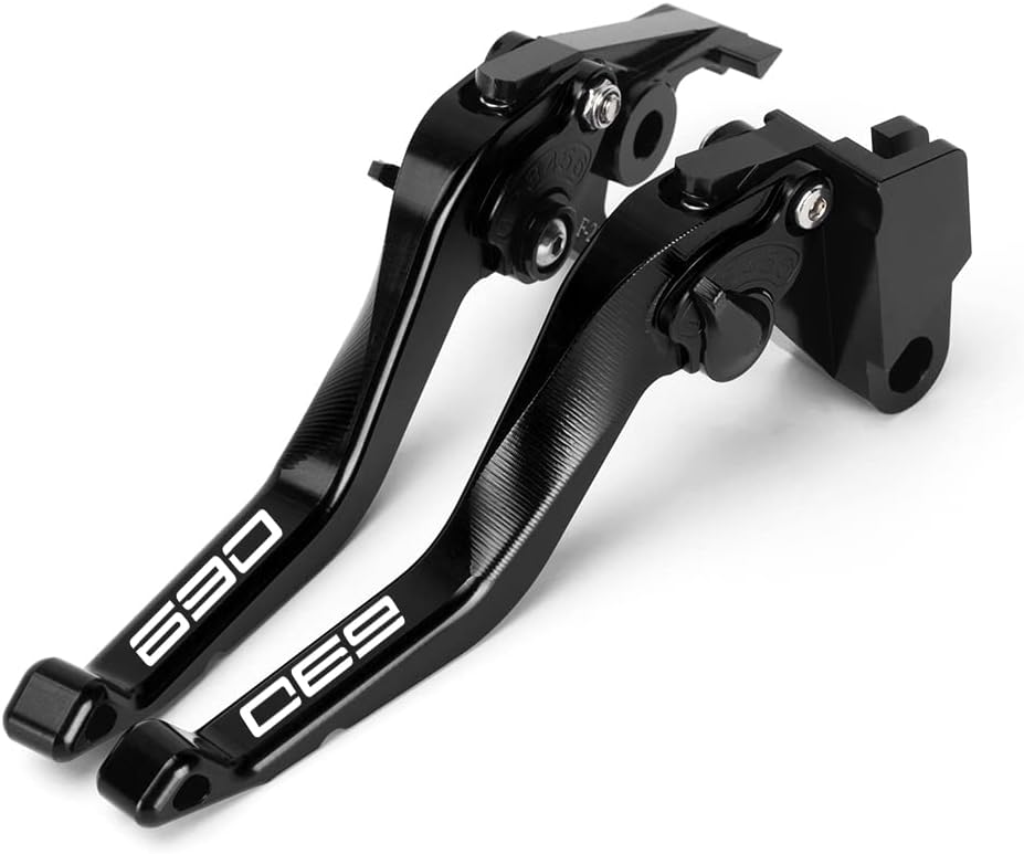 Para KTM 690 Duke R 2014-2017 motocicleta aluminio Shorty freno embrague palancas 690duke r Accesorios (negro)