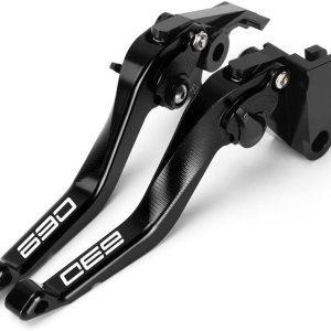 Para KTM 690 Duke R 2014-2017 motocicleta aluminio Shorty freno embrague palancas 690duke r Accesorios (negro) Para KTM 690 Duke R 2014-2017 motocicleta aluminio Shorty freno embrague palancas 690duke r Accesorios (negro)