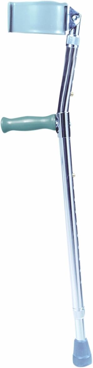 Drive Muleta de aluminio ajustable para antebrazo, adulto alto (5 pies 10 pulgadas – 6 pies 6 pulgadas), 1 par