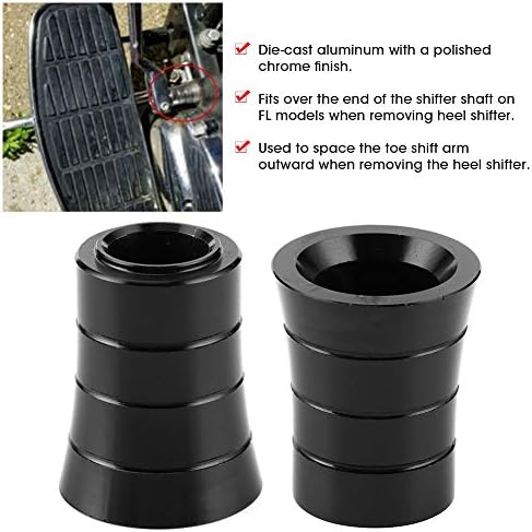 Tapón de palanca de cambio de talón, eliminador de palanca para Harley Electra Road Street Tour Glides, cubierta de aluminio para eliminación de