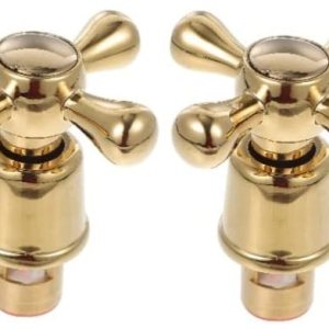 OSALADI 4 unids grifo perilla grifo grifo ducha grifo mango brazo cruz grifo manija oro perillas fregadero grifo fregadero accesorios grifo agua OSALADI 4 unids grifo perilla grifo grifo ducha grifo mango brazo cruz grifo manija oro perillas fregadero grifo fregadero accesorios grifo agua