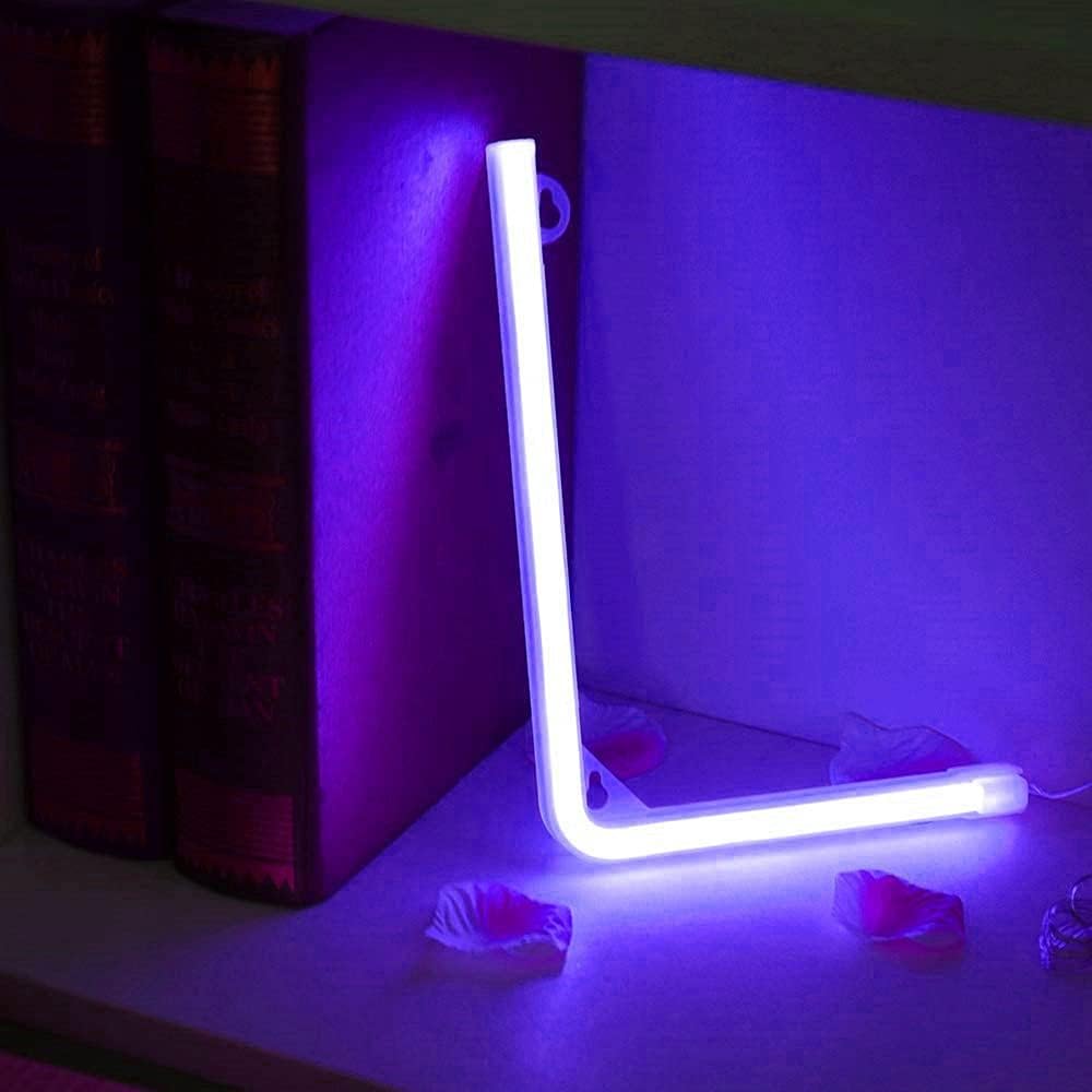 Letras iluminadas, letras de neón LED, luz de noche LED de neón para luz nocturna, lámpara de luz para el hogar, hotel, decoración de pared