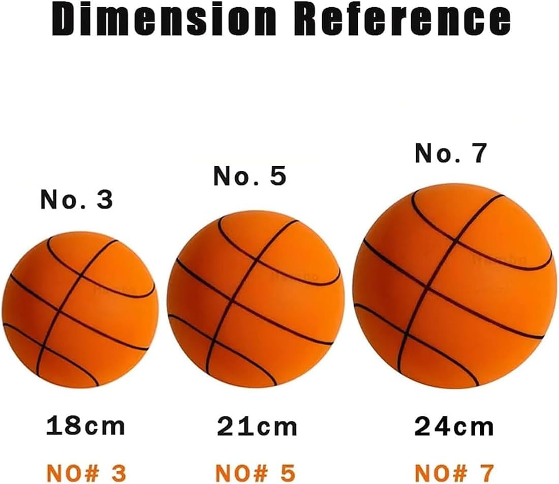 Hushhandle – Baloncesto de espuma silenciosa, baloncesto silencioso, baloncesto silencioso, para interiores, silencioso y sin ruido, pelota de