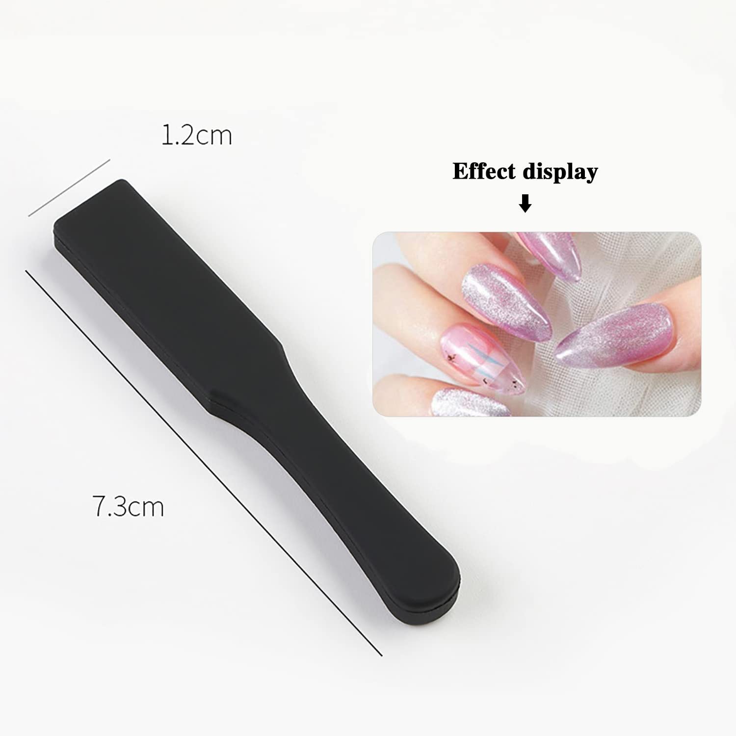 SILPECWEE Juego de 15 imanes de uñas, esmalte de uñas de gel de ojo de gato, varita magnética, imán de ojo de gato para uñas, imanes de ojo de gato,