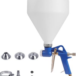 Pulverizador de textura de paneles de yeso, pistola de textura de aire de 1.5 galones con 3 boquillas (0.157 in0.236 in0.315 in) para derribar Pulverizador de textura de paneles de yeso, pistola de textura de aire de 1.5 galones con 3 boquillas (0.157 in0.236 in0.315 in) para derribar