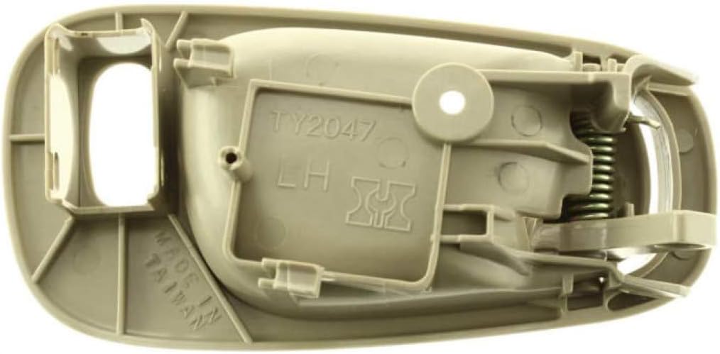 KarParts360 Para Chevy Prizm 1998 99 00 01 2002 Manija de puerta interior delantera o trasera lado del conductor beige  con orificio de bloqueo de