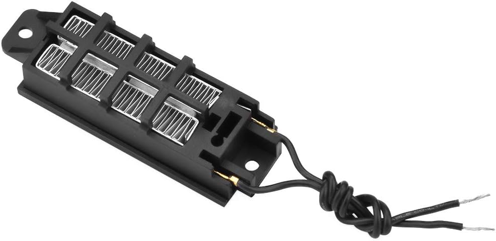 Calentador de aire de cerámica PTC, 50 W 12 V ACDC PTC Calentador de aire de cerámica Tipo conductor Elemento de calefacción PTC o aire