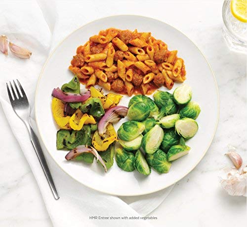 HMR Penne Pasta con albóndigas Entrée  Almuerzo o cena preenvasados para apoyar una alimentación saludable  Listo para comer  0.44 oz de proteína