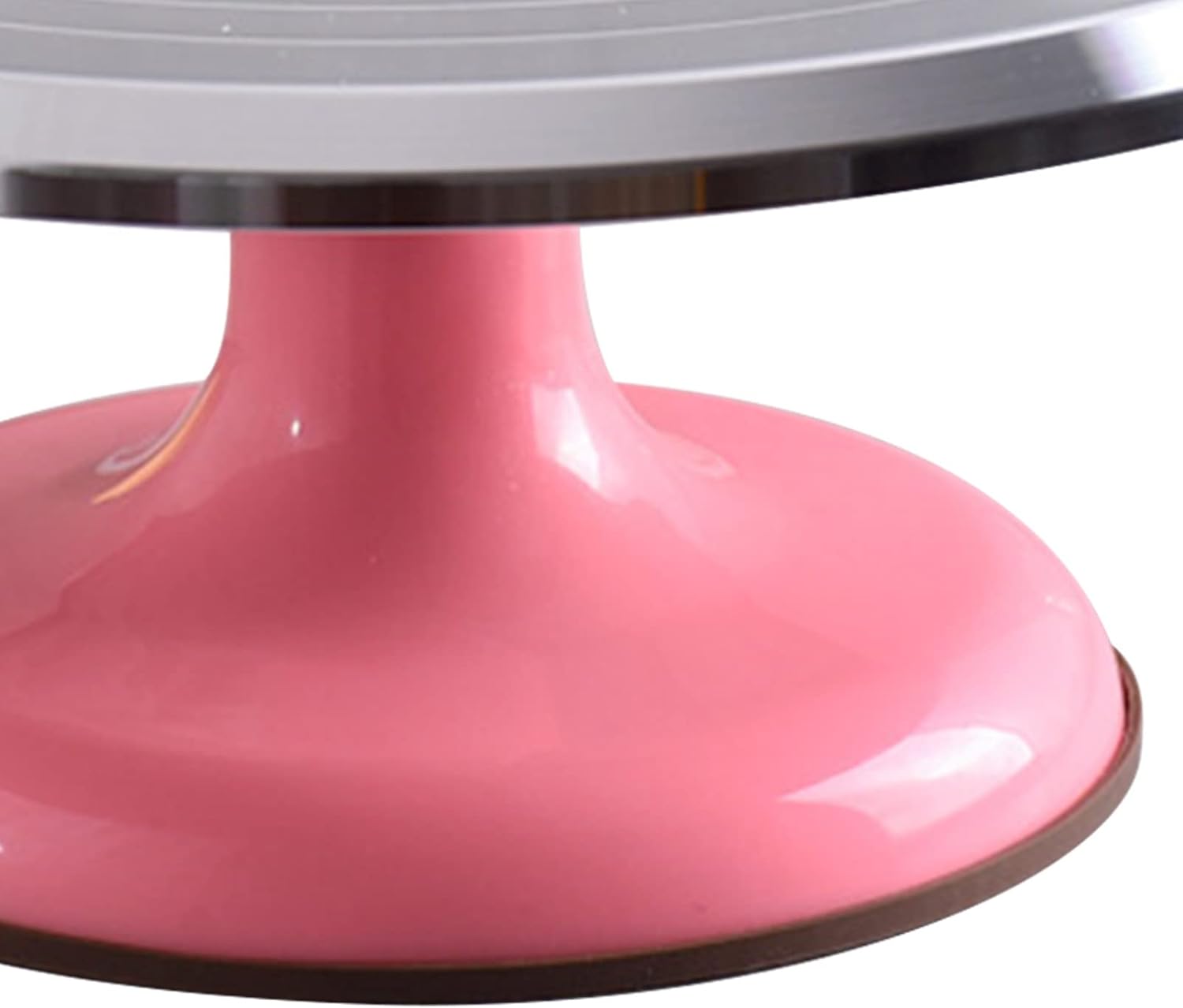 Soporte redondo de aluminio giratorio para decoración de tartas de 10 pulgadas, soporte giratorio para decoración de pasteles para el hogar,