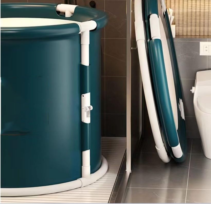 Baños de hielo en casa – Bañera fría, bañera de hielo XL, bañera portátil, bañera de hidromasaje portátil, cápsula de hielo, bañera plegable, bañera