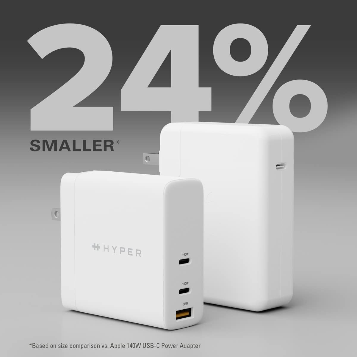 Hyper Juice – Cargador USB-C PD 3.1 de 140 W – Solo EE. UU