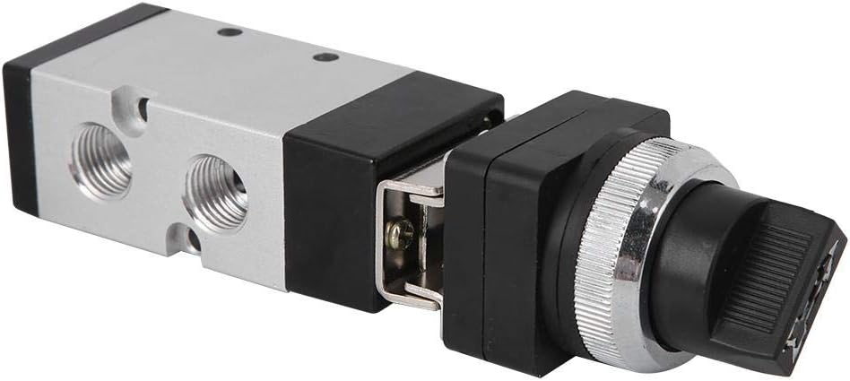 Msv86522-Tb Válvula de interruptor de válvula de botón mecánico de 5 vías de 2 posiciones para sistema neumático Válvula de botón mecánica de 5 vías