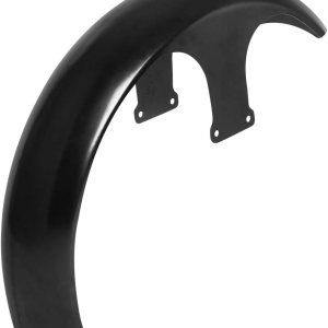XMT-MOTO Guardabarros delantero de 26 pulgadas para Harley Davidson Custom Bagger Touring FLHT FLHX FLHR FLTR, negro sin pintar XMT-MOTO Guardabarros delantero de 26 pulgadas para Harley Davidson Custom Bagger Touring FLHT FLHX FLHR FLTR, negro sin pintar